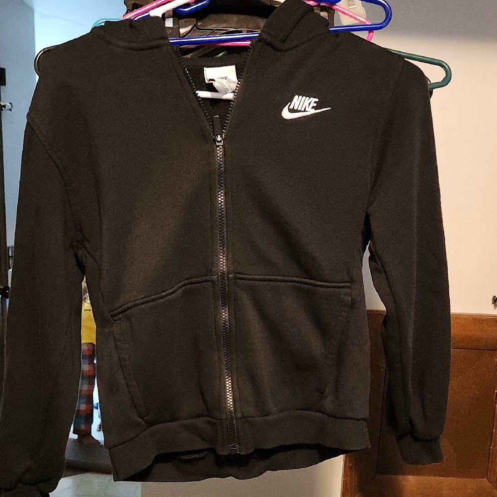 Nike Black Zip-Up Hoodie Jacket